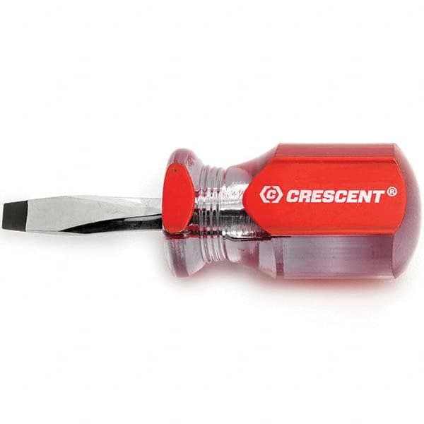 Crescent - Slotted Screwdrivers Tool Type: Screwdriver Overall Length Range: 3" - 6.9" - Exact Industrial Supply