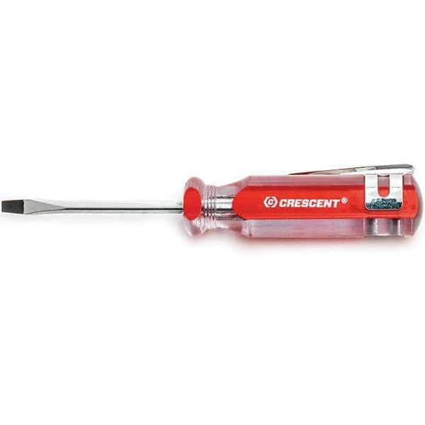 Crescent - Slotted Screwdrivers Tool Type: Screwdriver Overall Length Range: 3" - 6.9" - Exact Industrial Supply