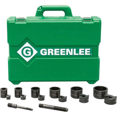 Greenlee - Punch & Driver Kits Tool Type: Knockout Set Punch Shape: Round - Exact Industrial Supply