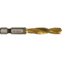Greenlee - Combination Drill & Tap Sets Minimum Thread Size (Inch): 5/16-18 Maximum Thread Size (mm): M8x1.25 - Exact Industrial Supply