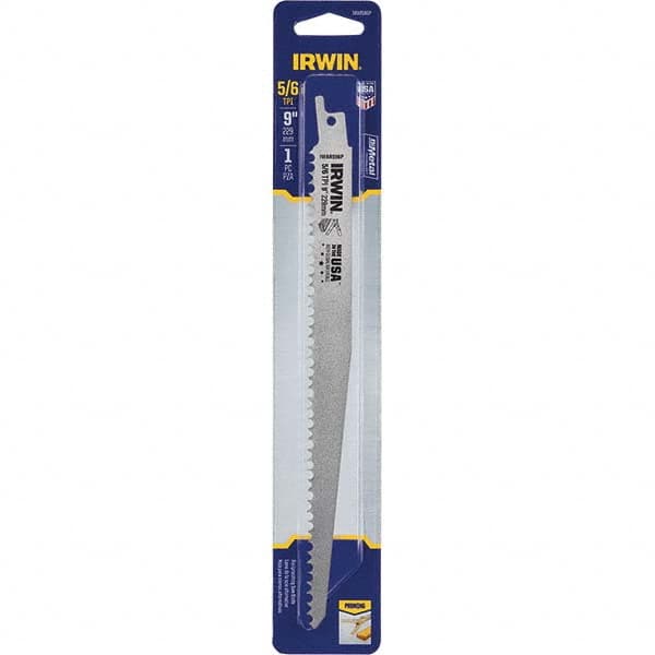 Irwin - Reciprocating Saw Blades Blade Material: Bi-Metal Blade Length (Inch): 9 - Exact Industrial Supply