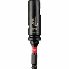 Milwaukee Tool - 7/16" Hex Lineman's Utility Socket for Standard Hex/Socket Screws - Exact Industrial Supply