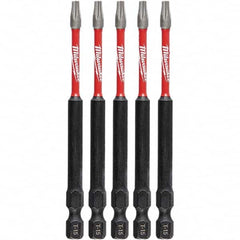 Milwaukee Tool - Power & Impact Screwdriver Bits & Holders Bit Type: Torx Torx Size: T15 - Exact Industrial Supply