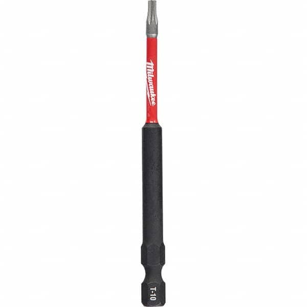 Milwaukee Tool - 1/4" Hex T10 Torx Impact Ready Bit - Exact Industrial Supply