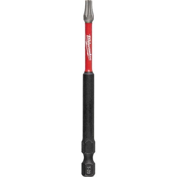 Milwaukee Tool - 1/4" Hex T20 Torx Impact Ready Bit - Exact Industrial Supply