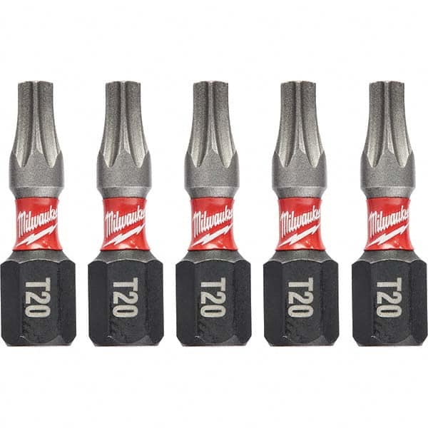 Milwaukee Tool - 1/4" Hex T20 Torx Impact Ready Bit - Exact Industrial Supply