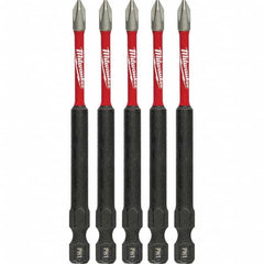 Milwaukee Tool - 1/4" Hex #1 Phillips Impact Ready Bit - Exact Industrial Supply