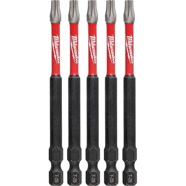 Milwaukee Tool - 1/4" Hex T25 Torx Impact Ready Bit - Exact Industrial Supply