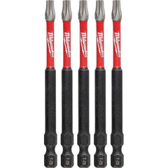 Milwaukee Tool - 1/4" Hex T25 Torx Impact Ready Bit - Exact Industrial Supply