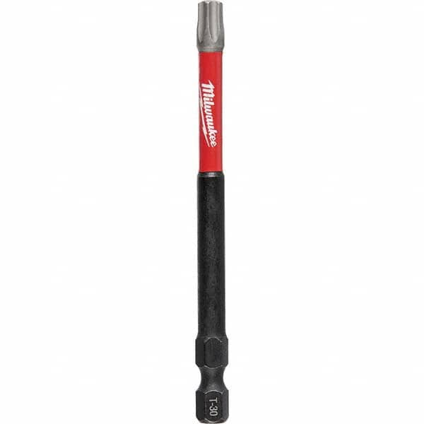 Milwaukee Tool - 1/4" Hex T30 Torx Impact Ready Bit - Exact Industrial Supply