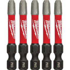 Milwaukee Tool - 1/4" Hex #3 Phillips Impact Ready Bit - Exact Industrial Supply