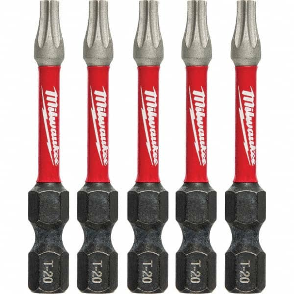 Milwaukee Tool - 1/4" Hex T20 Torx Impact Ready Bit - Exact Industrial Supply