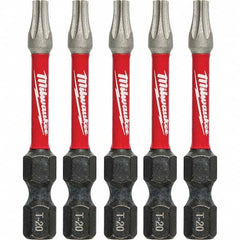 Milwaukee Tool - 1/4" Hex T20 Torx Impact Ready Bit - Exact Industrial Supply