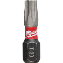 Milwaukee Tool - 1/4" Hex T30 Torx Impact Ready Bit - Exact Industrial Supply