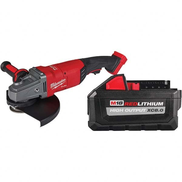 Milwaukee Tool - Angle & Disc Grinders Type of Power: Cordless Wheel Diameter (Inch): 9 - Exact Industrial Supply