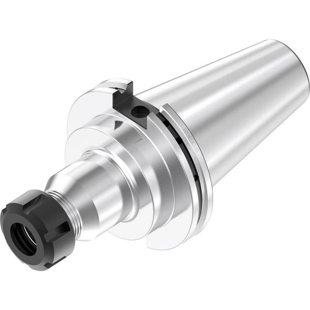 Collet Chuck: 0.236 to 0.59″ Capacity, ER Collet, Taper Shank 6″ Projection, Balanced to 12,000 RPM, Through Coolant