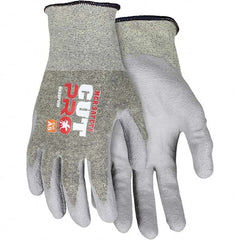 MCR Safety - Size XL, ANSI Cut Lvl A5, Puncture Lvl 2, Abrasion Lvl 3, Polyurethane Coated Cut Resistant Gloves - Exact Industrial Supply