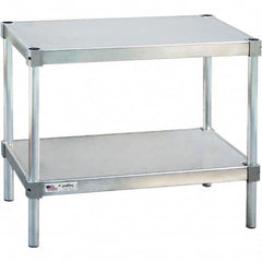 New Age Industrial - Stationary Work Benches, Tables Type: Equipment Stand Top Material: Aluminum - Exact Industrial Supply