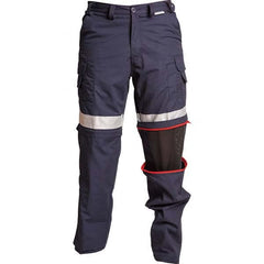 Navy Polyester & Cotton General Purpose Pants 10 Pockets, Zipper Closure, 60″ Waist, 36″ Inseam