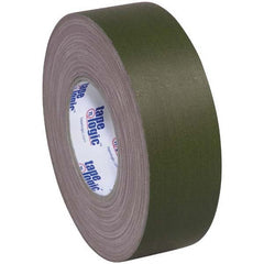 Tape Logic - Pack of (3) 60 Yd Rolls 2" x 11 mil Olive Green Rubber Gaffers Tape - Exact Industrial Supply