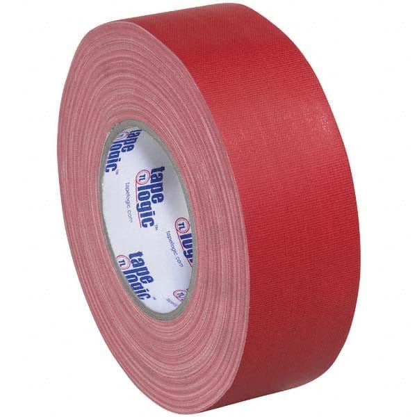 Tape Logic - Pack of (3) 60 Yd Rolls 2" x 11 mil Red Rubber Gaffers Tape - Exact Industrial Supply