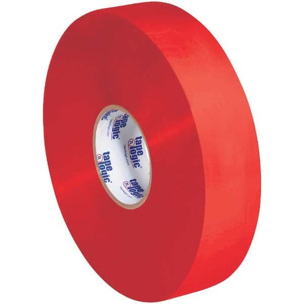 Tape Logic - Pack of (6) 1 Yd Rolls 2" x 1,000 Yd Red Hot Melt Adhesive Packaging Tape - Exact Industrial Supply