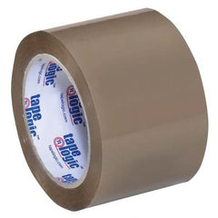 Tape Logic - Pack of (6) 55 Yd Rolls 3" Tan Acrylic Adhesive Packaging Tape - Exact Industrial Supply