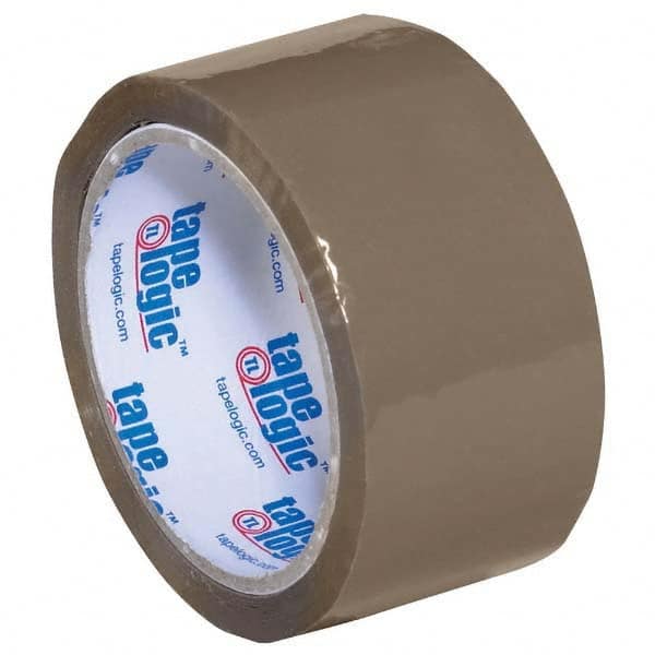 Tape Logic - Pack of (6) 55 Yd Rolls 2" Tan Acrylic Adhesive Packaging Tape - Exact Industrial Supply