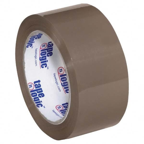 Tape Logic - Pack of (6) 110 Yd Rolls 2" Tan Hot Melt Adhesive Packaging Tape - Exact Industrial Supply