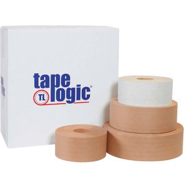 Tape Logic - Pack of (10) 450' Rolls 72mm Kraft (Color) Water Activated Adhesive Packaging Tape - Exact Industrial Supply