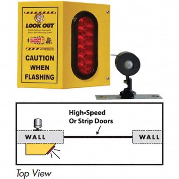 TAPCO - Auxiliary Lights Type: Forklift Warning Light Voltage: 110 VAC to 24VDC - Exact Industrial Supply