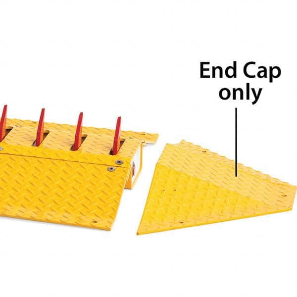 TAPCO - Speed Bumps, Parking Curbs & Accessories Type: End Cap Length (Inch): 31 - Exact Industrial Supply