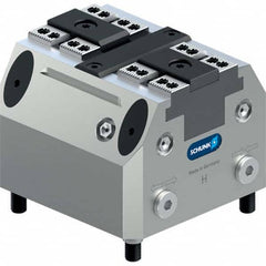 Schunk - Machine Vises Jaw Width (mm): 64.0 Throat Depth (mm): 60.0 - Exact Industrial Supply