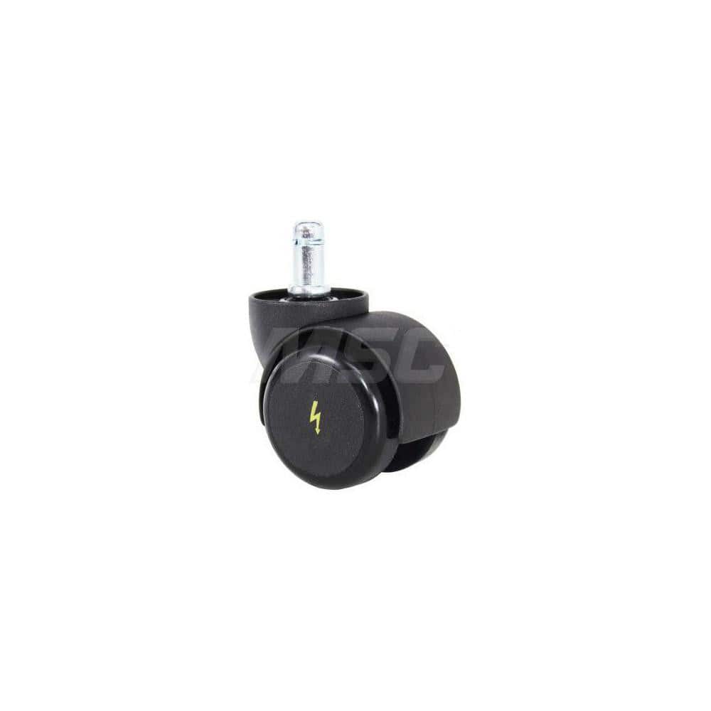 Cushions, Casters & Chair Accessories; Type: Braking Caster; Accessory Type: Braking Caster; For Use With: Chair; Color: Black; Number of Pieces: 5; Color: Black; Overall Height: 3.6000; Material: Nylon; Steel; Overall Width: 2; Number Of Pieces: 5; Minim