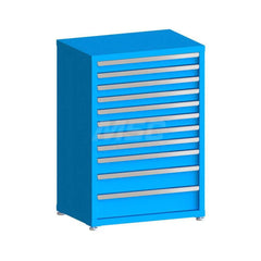 Modular Steel Storage Cabinet: 11 Drawer, Keyed