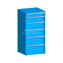 Modular Steel Storage Cabinet: 6 Drawer, Keyed