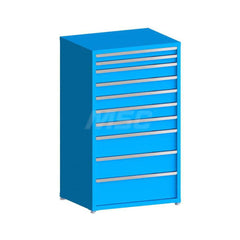 Modular Steel Storage Cabinet: 10 Drawer, Keyed