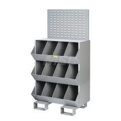 Bin Shelving; Bin Shelving Type: Bin Storage Cabinet; Shelf Construction: Solid; Shelf Type: Fixed; Shelf Capacity: 0; Assembled: Yes; Shelf Material: Steel; Shelf Color: Gray; Load Capacity (Lb. - 3 Decimals): 2400; Overall Depth (Inch): 20; Overall Widt