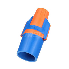 Twist On Wire Connectors; Wire Connector Style: Standard; Resistance Features: Flame Retardant; Minimum Number of Wires/ Wire Size (AWG): 2, 22; Maximum Number of Wires/ Wire Size (AWG): 4, 12; Voltage: 600 V; Color: Orange/Blue; Resistance Features: Flam