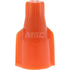 Twist On Wire Connectors; Wire Connector Style: Standard; Resistance Features: Flame Retardant; Minimum Number of Wires/ Wire Size (AWG): 2, 22; Maximum Number of Wires/ Wire Size (AWG): 3, 12; Voltage: 600 V; Color: Orange; Resistance Features: Flame Ret