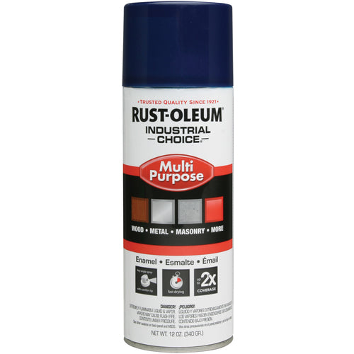 1600 Multi-Purpose Regal Blue Spray Paint - Exact Industrial Supply