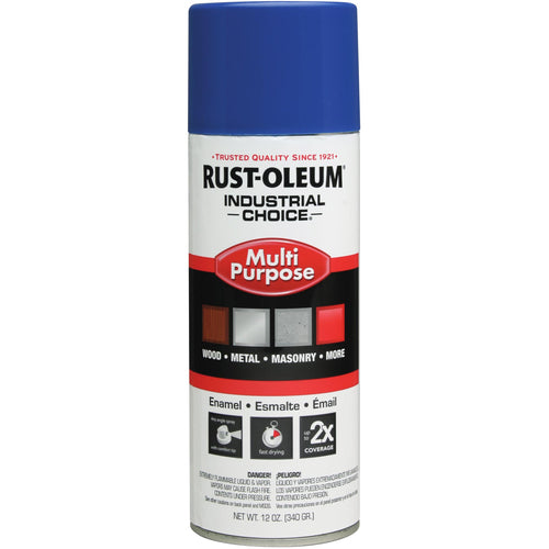 1600 Multi-Purpose Safety Blue Spray Paint - Exact Industrial Supply