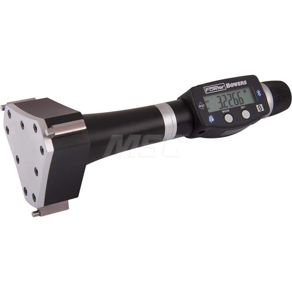 Electronic Bore Gages; Maximum Measurement: 11.00; Minimum Measurement (Decimal Inch): 10; Accuracy: 0.00035″; Pistol Grip: No; Gage Depth (Inch): 4.050″; Material: Tungsten Carbide; Batteries Included: Yes; Number Of Batteries: 1; Battery Size: 3V; Batte