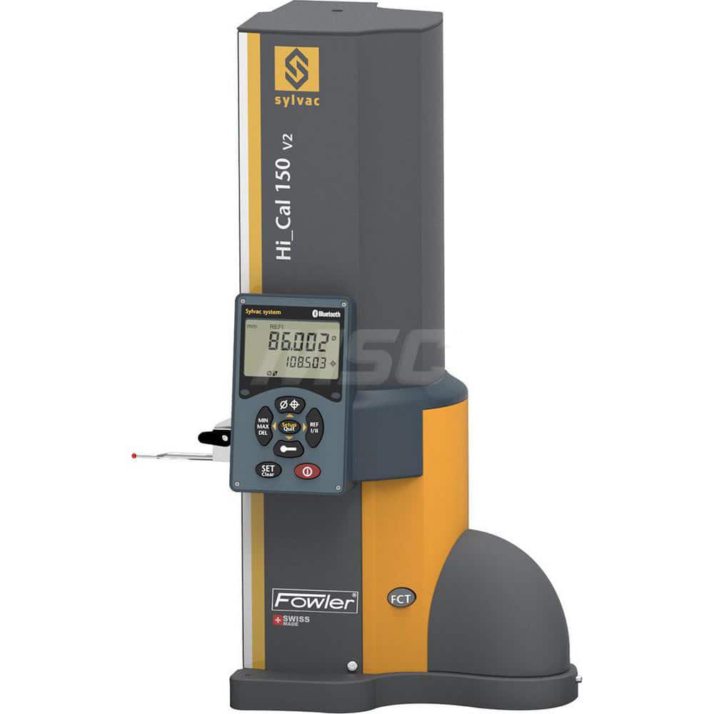 Electronic Height Gage: 6 mm Max, 0.00005″ Resolution, 0.00013″ Accuracy