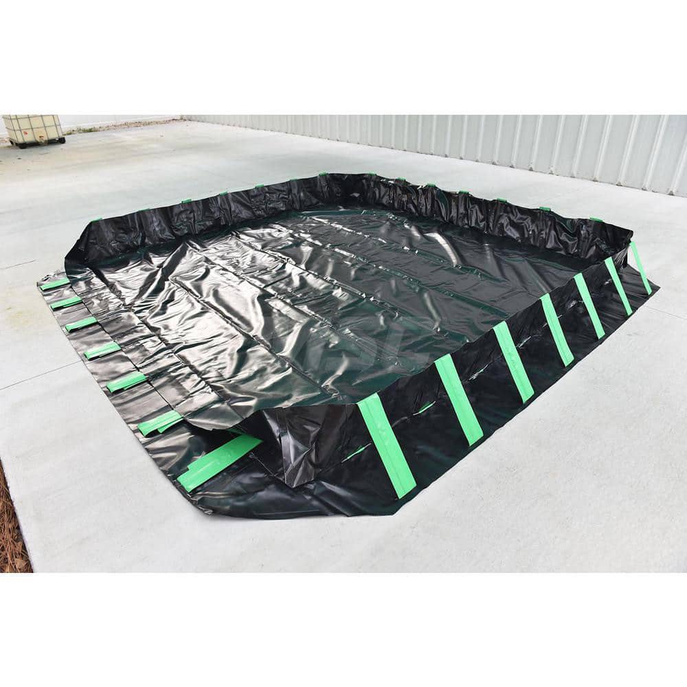 Collapsible Berms & Pools; Product Type: Containment Berm, Compact Model; Sump Capacity (Gal.): 3591 gal; Spill Capacity: 3591 gal; Length (Feet): 40.00; Length (Inch): 40.00; Overall Length: 40.00; Overall Width: 12.000; Width (Inch): 12.000; Overall Hei