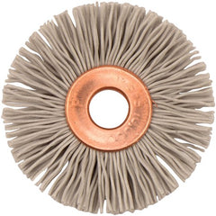 1 3/8″ Diameter-1/4″ Arbor Hole - Abrasive Nylon-Copper Center Straight Nylox Wheel