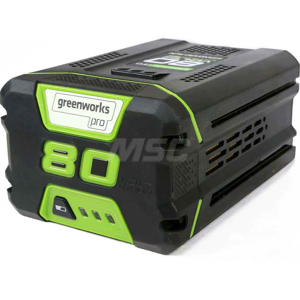 Power Tool Battery: 80V, Lithium-ion 2.5 Ah, 30 to 45 min Charge Time, Series GW 80-volt