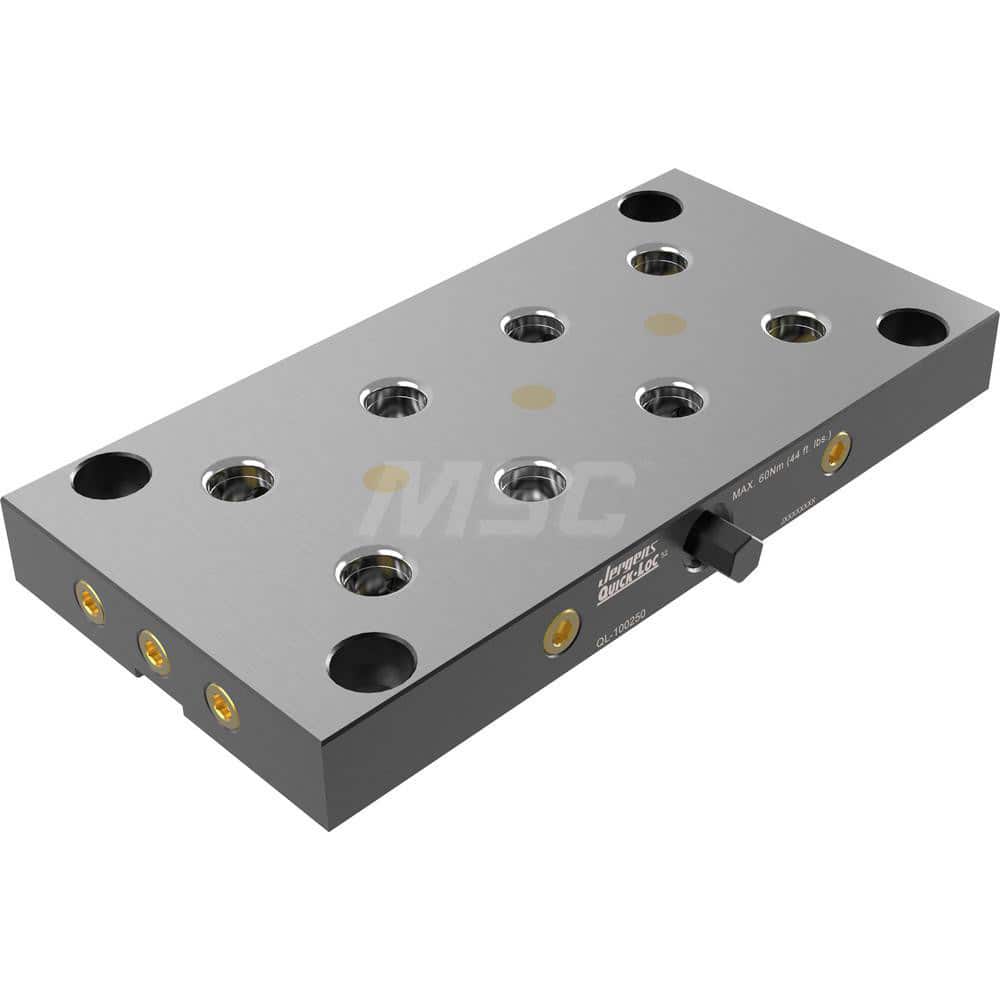 Fixture Plates; Overall Width (mm): 125; Overall Height: 27 mm; Overall Length (mm): 250.00; Plate Thickness (Decimal Inch): 27.0000; Material: Alloy Steel; Number Of T-slots: 0; Centerpoint To End: 125.00; Parallel Tolerance: 0.0005 in; Overall Height (D