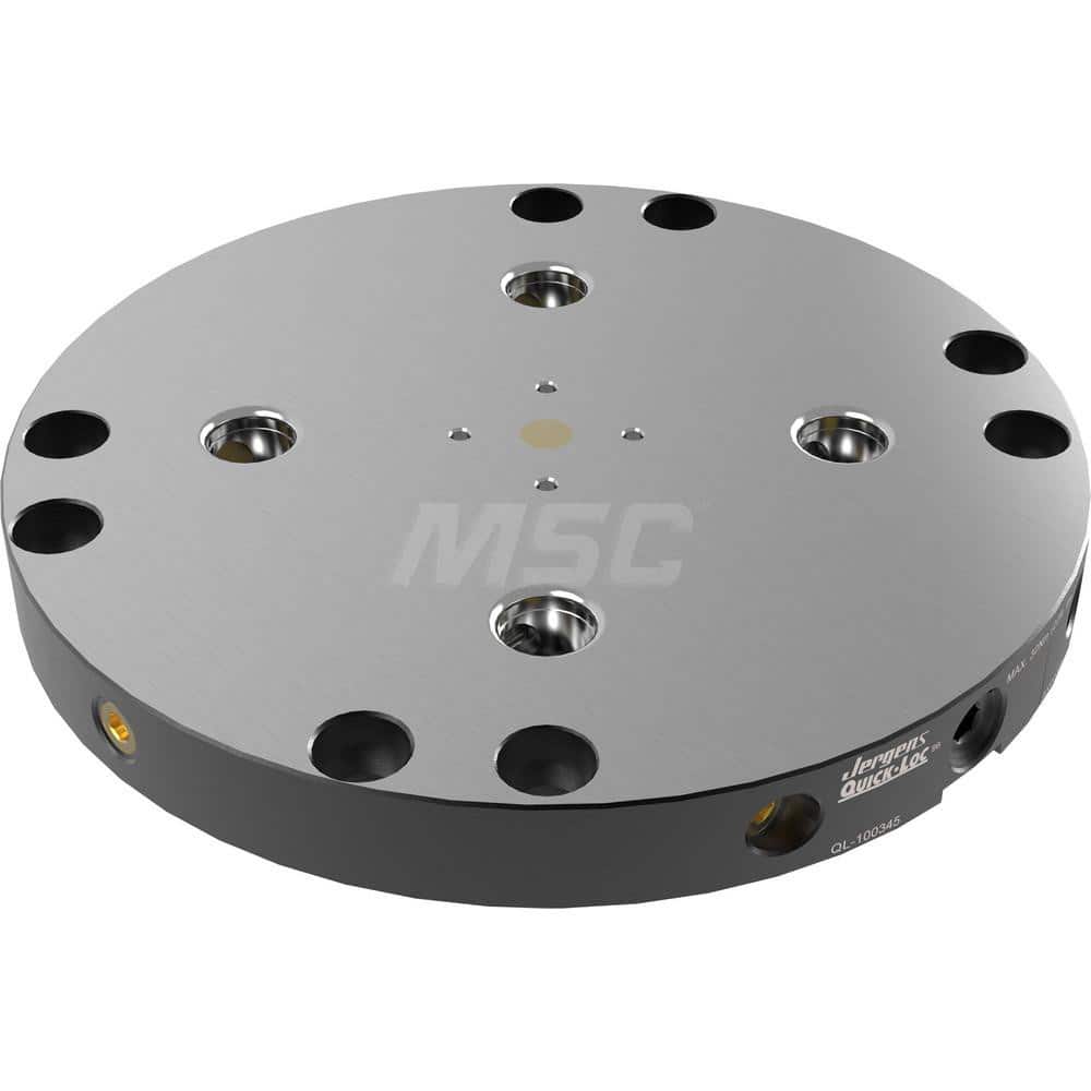 Fixture Plates; Overall Width (mm): 246; Overall Height: 27 mm; Overall Length (mm): 246.00; Plate Thickness (Decimal Inch): 27.0000; Material: Alloy Steel; Number Of T-slots: 0; Centerpoint To End: 123.00; Parallel Tolerance: 0.0005 in; Overall Height (D