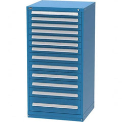 Modular Steel Storage Cabinet: 30″ Wide, 27-3/4″ Deep, 59″ High 440 lb Capacity, 13 Drawer